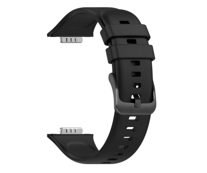 Pasek i akcesoria do zegarków FIXED Silicone Strap do Huawei Watch FIT 2 black